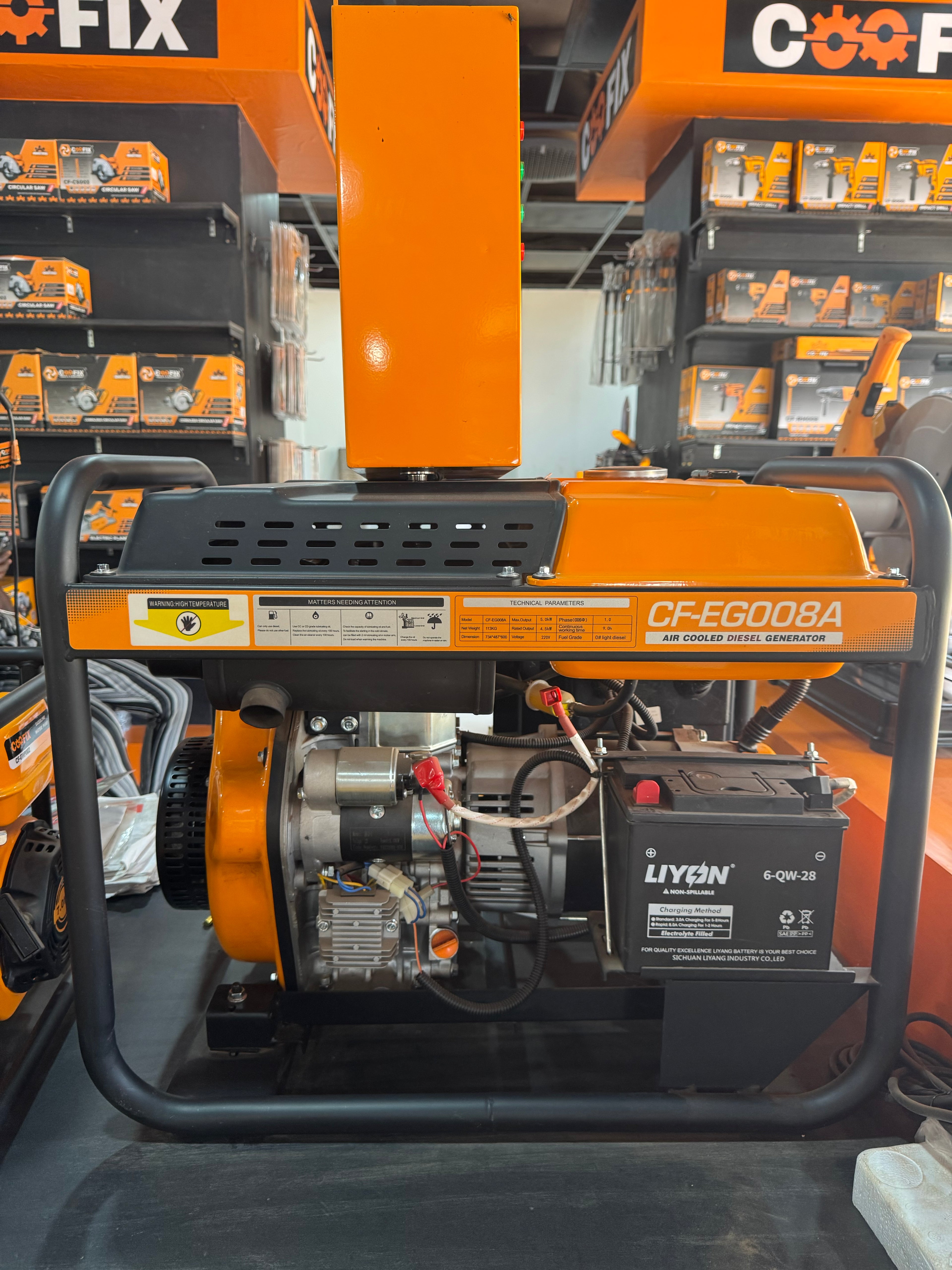 CF-EG008 GÉNÉRATEUR GAZ-OIL